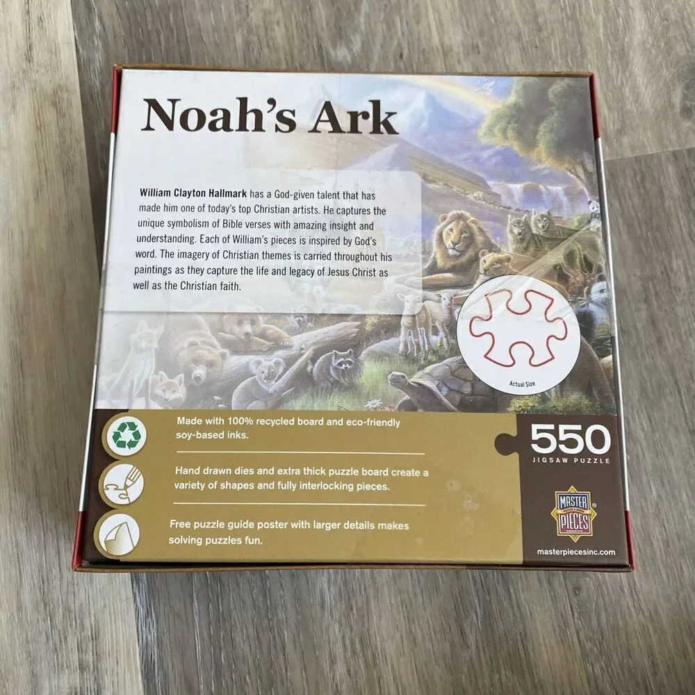 Masterpieces Noahs Ark 500 Piece Jigsaw Puzzle 15